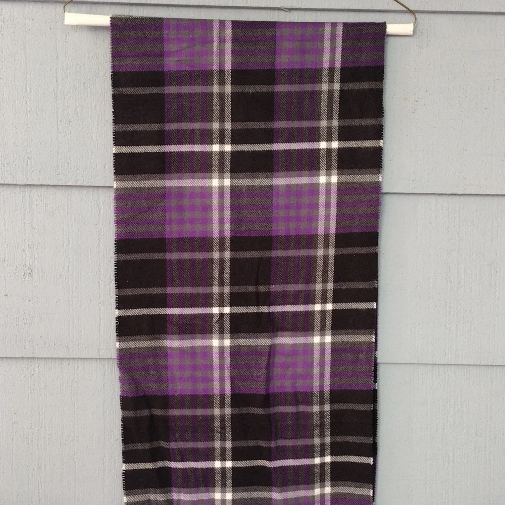 Cashmere Feel Plaid Italy Design Scarf